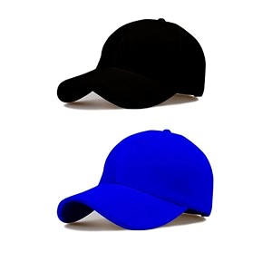 single and combo plain soft cotton adjustable unisex cap quick drying sun hat protection for summers outdoor activites sports baseball hat for men and women freesize