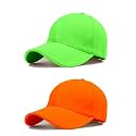 Single and Combo Plain Soft Cotton Adjustable Unisex Cap Quick Drying Sun Hat Protection for Summers Outdoor Activites Sports Baseball Hat for Men and Women (Freesize)