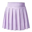 Bezioner Girls Tennis Skirt A-Line Pleated Skirt with Shorts Pocket Uniform Skort for Golf Athletic Cheerleading