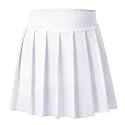 Bezioner Girls Tennis Skirt A-Line Pleated Skirt with Shorts Pocket Uniform Skort for Golf Athletic Cheerleading