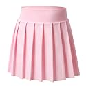 Bezioner Girls Tennis Skirt A-Line Pleated Skirt with Shorts Pocket Uniform Skort for Golf Athletic Cheerleading