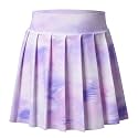 Bezioner Girls Tennis Skirt A-Line Pleated Skirt with Shorts Pocket Uniform Skort for Golf Athletic Cheerleading