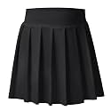 Bezioner Girls Tennis Skirt A-Line Pleated Skirt with Shorts Pocket Uniform Skort for Golf Athletic Cheerleading