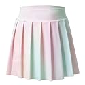 Bezioner Girls Tennis Skirt A-Line Pleated Skirt with Shorts Pocket Uniform Skort for Golf Athletic Cheerleading