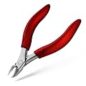 BEZOX Toe Nail Clippers for Thick Toenails for Seniors – Raised Cutting Edge Ingrown Toenail Clippers, Ergonomic Design Toenail Scissors for Thick Nails, Podiatrist Recommended - Red