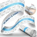 BFONS Tattoo Aftercare Waterproof Bandages 10 in x 5.5 yd Tattoo Cover Up Tape, Tattoo Supplies Second Skin Bandage Flat Roll Transparent Film Wound Healing Protective Clear Sterile and Safe Bandages