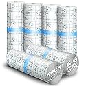 BFONS Tattoo Aftercare Waterproof Bandages 6 in x 6.6 yd Tattoo Cover Up Tape, Tattoo Supplies Second Skin Bandage Flat Roll Transparent Film Wound Healing Protective Clear Sterile and Safe Bandages