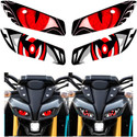 BG COMPANY Sticker & Decal for Bike (Red)