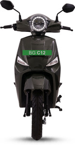 bgauss bg c12i max 20 booking for ex-showroom price with can enabled charger foliage green