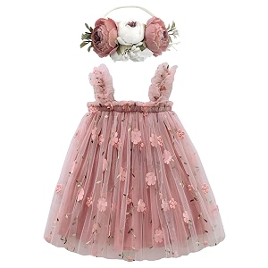 bgfks layered tulle tutu dress for toddler girlsbaby girl rainbow tutu princess skirt set with flower headband