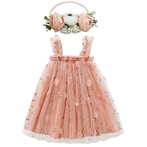 bgfks layered tulle tutu dress for toddler girlsbaby girl rainbow tutu princess skirt set with flower headband