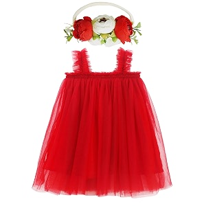 bgfks layered tulle tutu dress for toddler girlsbaby girl rainbow tutu princess skirt set with flower headband