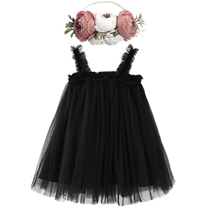 bgfks layered tulle tutu dress for toddler girlsbaby girl rainbow tutu princess skirt set with flower headband