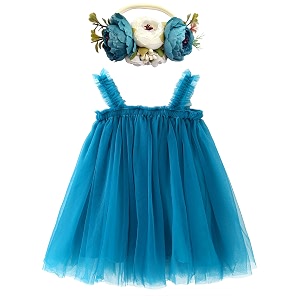 bgfks layered tulle tutu dress for toddler girlsbaby girl rainbow tutu princess skirt set with flower headband