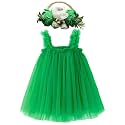 BGFKS Layered Tulle Tutu Dress for Toddler Girls,Baby Girl Rainbow Tutu Princess Skirt Set with Flower Headband.