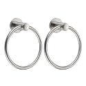 BGL Brushed Nickel Towel Ring Brushed Nickel Hand Towel Holder Stainless Steel Towel Ring for Bathroom 2 Pack
