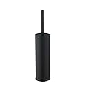 BGL Stainless Steel Toilet Brush with Holder, 2 Black Bristle Heads