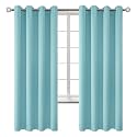 BGment Baby Blue Blackout Curtains for Bedroom 69 Inch Long - 2 Panels