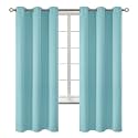 BGment Baby Blue Blackout Curtains for Bedroom 72 Inch Long - 2 Panels
