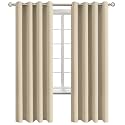 BGment Beige Room Darkening Curtains 72 Inch for Bedroom - 2 Panels