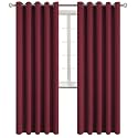 BGment Burgundy Blackout Curtains for Living Room 84 Inch Long - 2 Panels