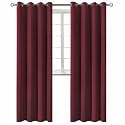 BGment Burgundy Blackout Curtains for Living Room 95 Inch Long - 2 Panels