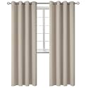 BGment Camel Room Darkening Curtains 95 Inch for Living Room - 2 Panels