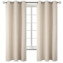 BGment Champagne Room Darkening Curtains 72 Inch for Bedroom - 2 Panels