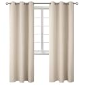 BGment Champagne Room Darkening Curtains 84 Inch for Living Room - 2 Panels