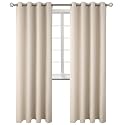 BGment Champagne Room Darkening Curtains 84 Inch for Living Room - 2 Panels
