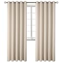 BGment Champagne Room Darkening Curtains 84 Inch for Living Room - 2 Panels
