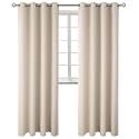BGment Champagne Room Darkening Curtains 95 Inch for Living Room - 2 Panels