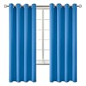 BGment Classic Blue Blackout Curtains for Bedroom 72 Inch Long - 2 Panels
