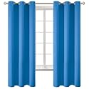 BGment Classic Blue Blackout Curtains for Bedroom 63 Inch Long - 2 Panels