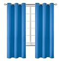 BGment Classic Blue Blackout Curtains for Bedroom 72 Inch Long - 2 Panels