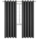 BGment Dark Grey Blackout Curtains for Living Room 84 Inch Long - 2 Panels