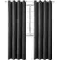 BGment Dark Grey Blackout Curtains for Living Room 96 Inch Long - 2 Panels