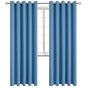 BGment Denim Blue Blackout Curtains for Living Room 84 Inch Long - 2 Panels