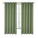 BGment Grass Green Blackout Curtains for Bedroom 63 Inch Long - 2 Panels
