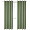 BGment Grass Green Blackout Curtains for Living Room 84 Inch - 2 Panels