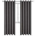 BGment Grey Blackout Curtains for Living Room 84 Inch Long - 2 Panels