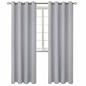 BGment Light Grey Room Darkening Curtains 95 Inch for Living Room 2 Panels
