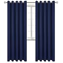 BGment Navy Blue Blackout Curtains for Living Room 84 Inch Long - 2 Panels