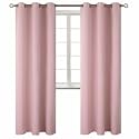 BGment Pink Room Darkening Curtains 84 Inch for Living Room - 2 Panels