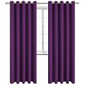 BGment Purple Blackout Curtains for Living Room 84 Inch Long - 2 Panels