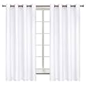 BGment Room Darkening Curtains 63 Inches Long - Grommet Thermal Insulated Drapes Window Treatment Curtains for Bedroom, 2 Panels, 52 x 63 Inch, Pure White