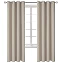 BGment Room Darkening Curtains 72 Inches Long - Grommet Thermal Insulated Drapes Window Treatment Curtains for Bedroom, 2 Panels, 52 x 72 Inch, Camel