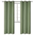 BGment Room Darkening Curtains 84 Inches Long - Grommet Thermal Insulated Drapes Window Treatment Curtains for Bedroom, 2 Panels, 42 x 84 Inch, Grass Green