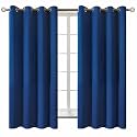 BGment Royal Blue Blackout Curtains for Bedroom 63 Inch Long - 2 Panels