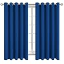BGment Royal Blue Blackout Curtains for Bedroom 63 Inch Long - 2 Panels